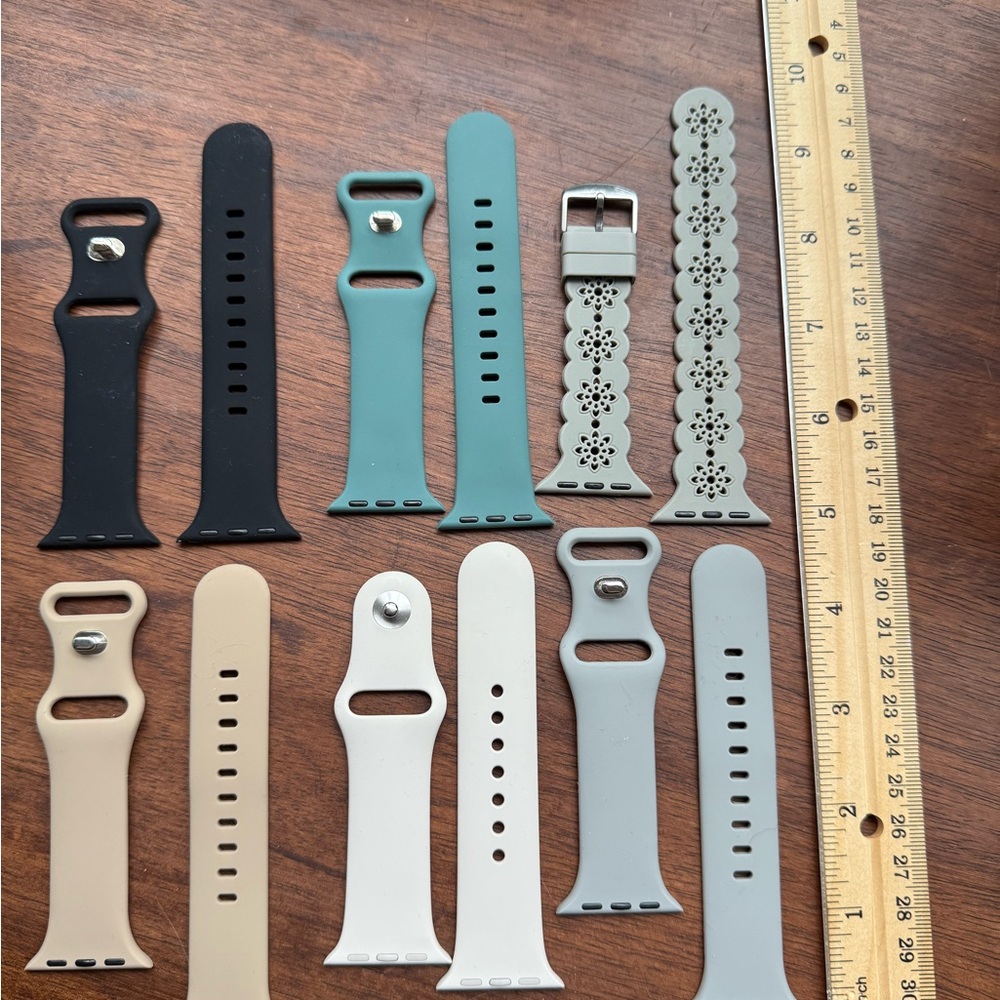 Apple Watch Assorted Color Watch Bands - 6 total